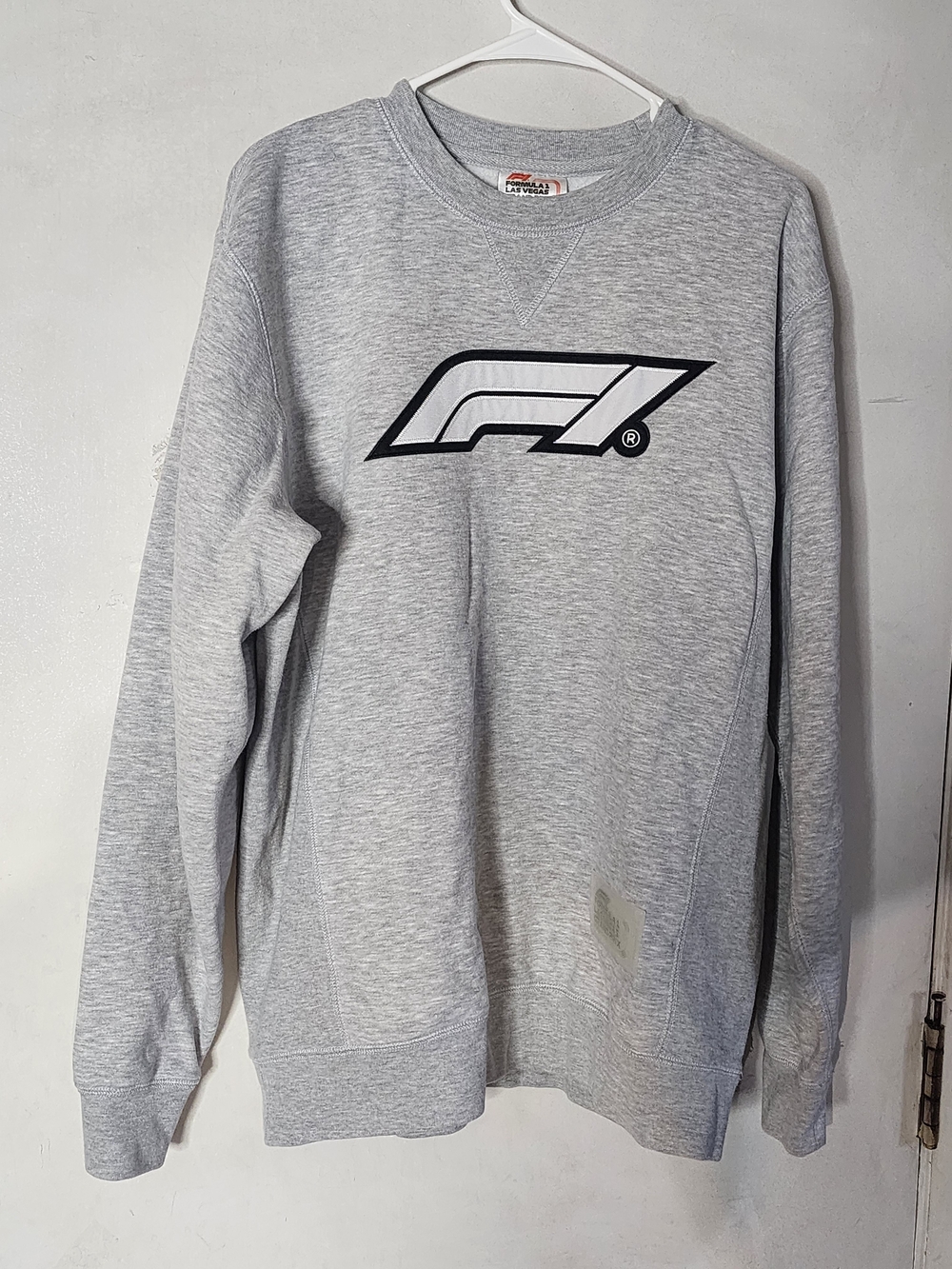 Light Grey F1 Logo Crewneck Sweatshirt
